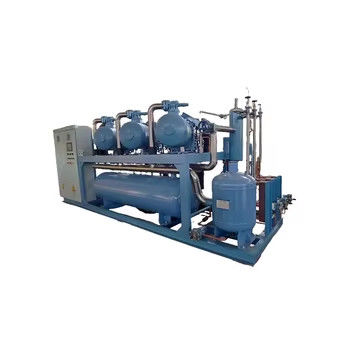 Hệ thống làm lạnh vít đa nén công suất cao Đơn vị ngưng tụ với giá đỡ nén công suất cao cho St lạnh