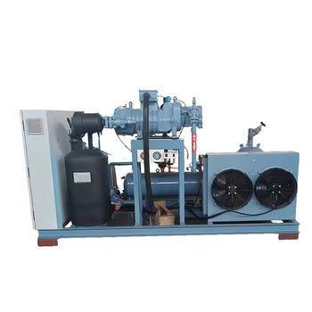 Công nghiệp máy nén vít làm mát bằng không khí đơn vị điều kiện mới đơn vị ngưng tụ tính năng tự động lõi là máy lạnh