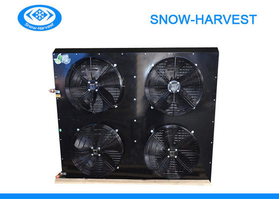 Bên thổi phòng lạnh Không khí làm mát Condenser với quạt Chống ăn mòn bề mặt đông lạnh Condenser