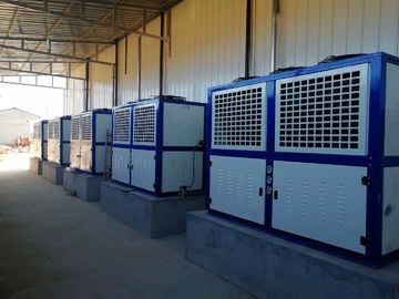 Đơn vị đóng băng tủ đông đóng kín Chống ăn mòn vỏ thép mạ kẽm