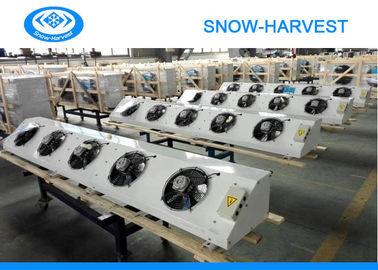 Máy làm mát không khí phòng lạnh điện Cấu trúc nhỏ gọn với bộ xoắn bên ngoài Fan bốc hơi nhôm