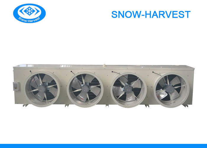 Máy làm mát không khí phòng lạnh điện Cấu trúc nhỏ gọn với bộ xoắn bên ngoài Fan bốc hơi nhôm
