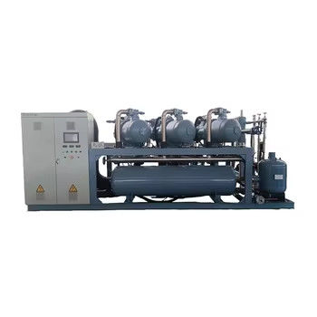 Hệ thống làm lạnh vít đa nén công suất cao Đơn vị ngưng tụ với giá đỡ nén công suất cao cho St lạnh